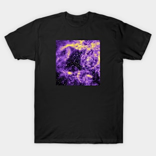 Nonbinary Pride Starry Galaxy Whorl T-Shirt